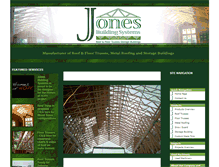 Tablet Screenshot of jonestruss.com